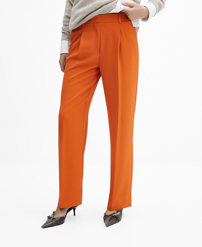 MANGO Women s Flowy Flared Pants Macy s