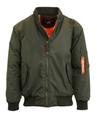Men's Oversized Heavyweight MA-1 Bomber Flight Jacket