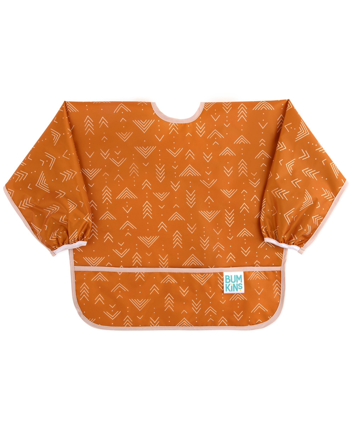 Bumkins Baby Boys And Girls Water-resistant Sleeved Bib In Grounded