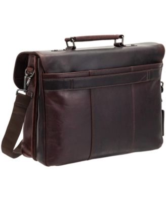 Men's Buffalo Double Compartment Briefcase for 15.6" Laptop , Tablet