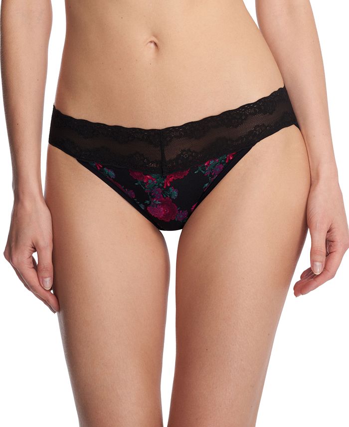 InvisiWear Mid-Rise Thong Underwear Performance Lace