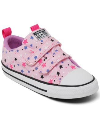 converse velcro fille