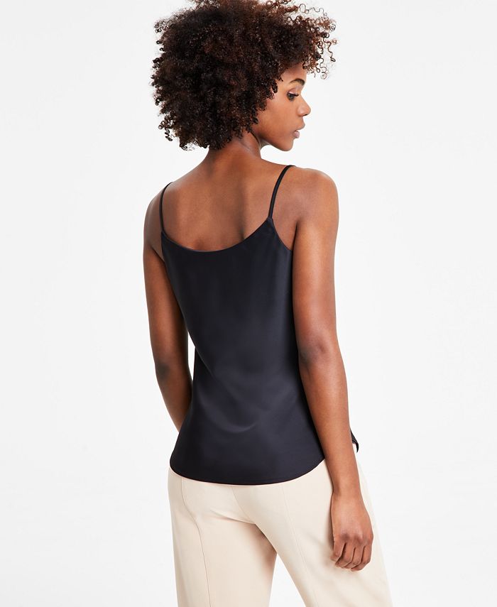 Bar III Women's Solid Cowlneck Camisole, Created for Macy's - Macy's