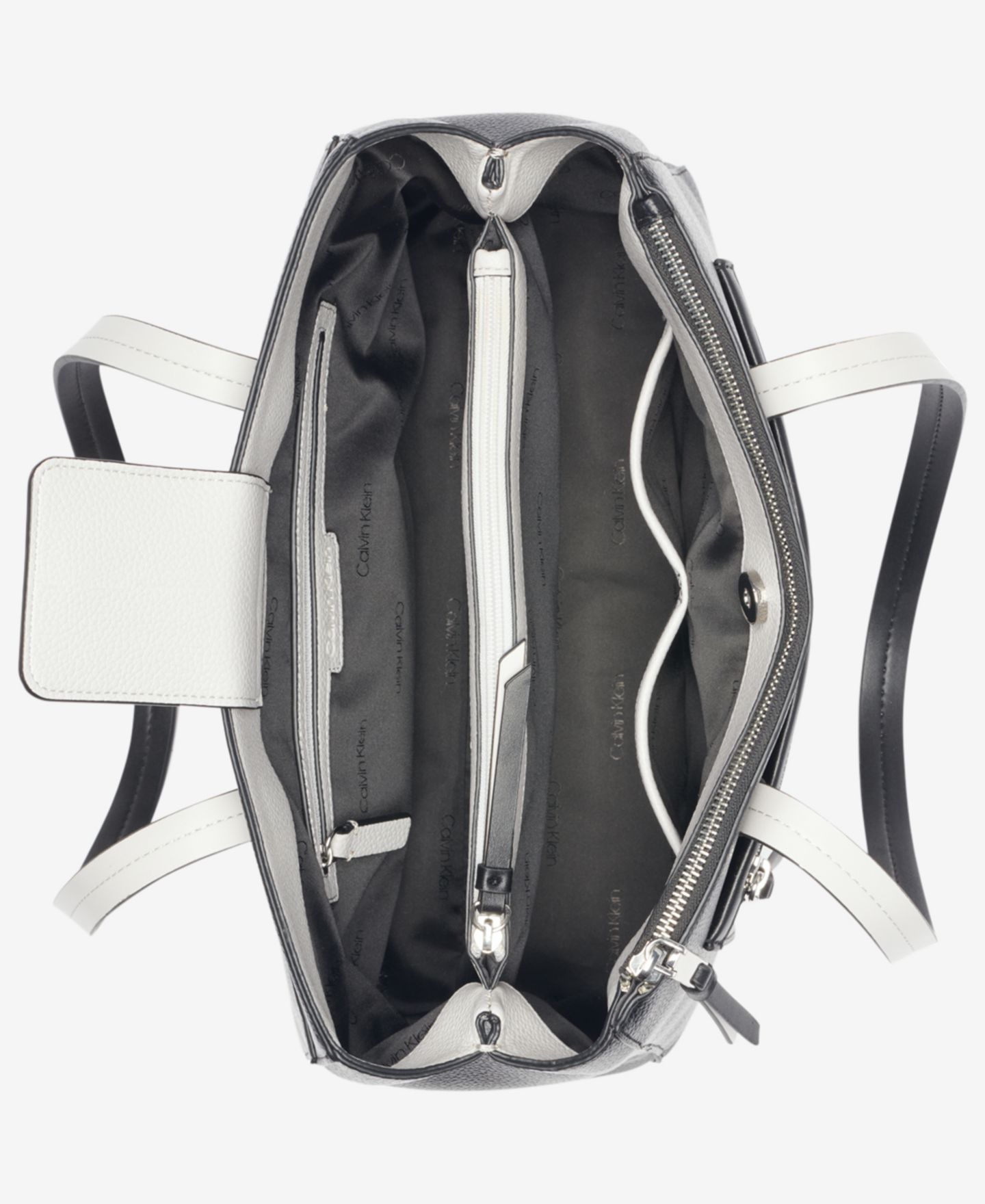 Женская сумка Calvin Klein Hadley Triple Compartment Tote, цвет: Чёрный — фото 4