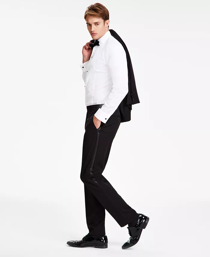 Men's Slim-Fit Ready Flex Tuxedo Suit - thumbnail 3