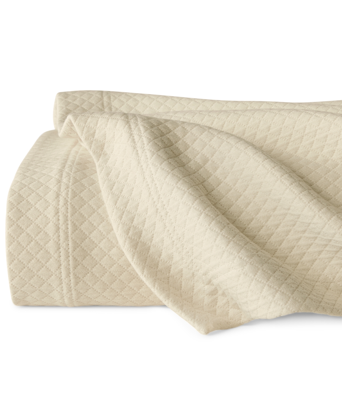 Sferra Rombo Cotton Coverlet, Full/queen In Sand