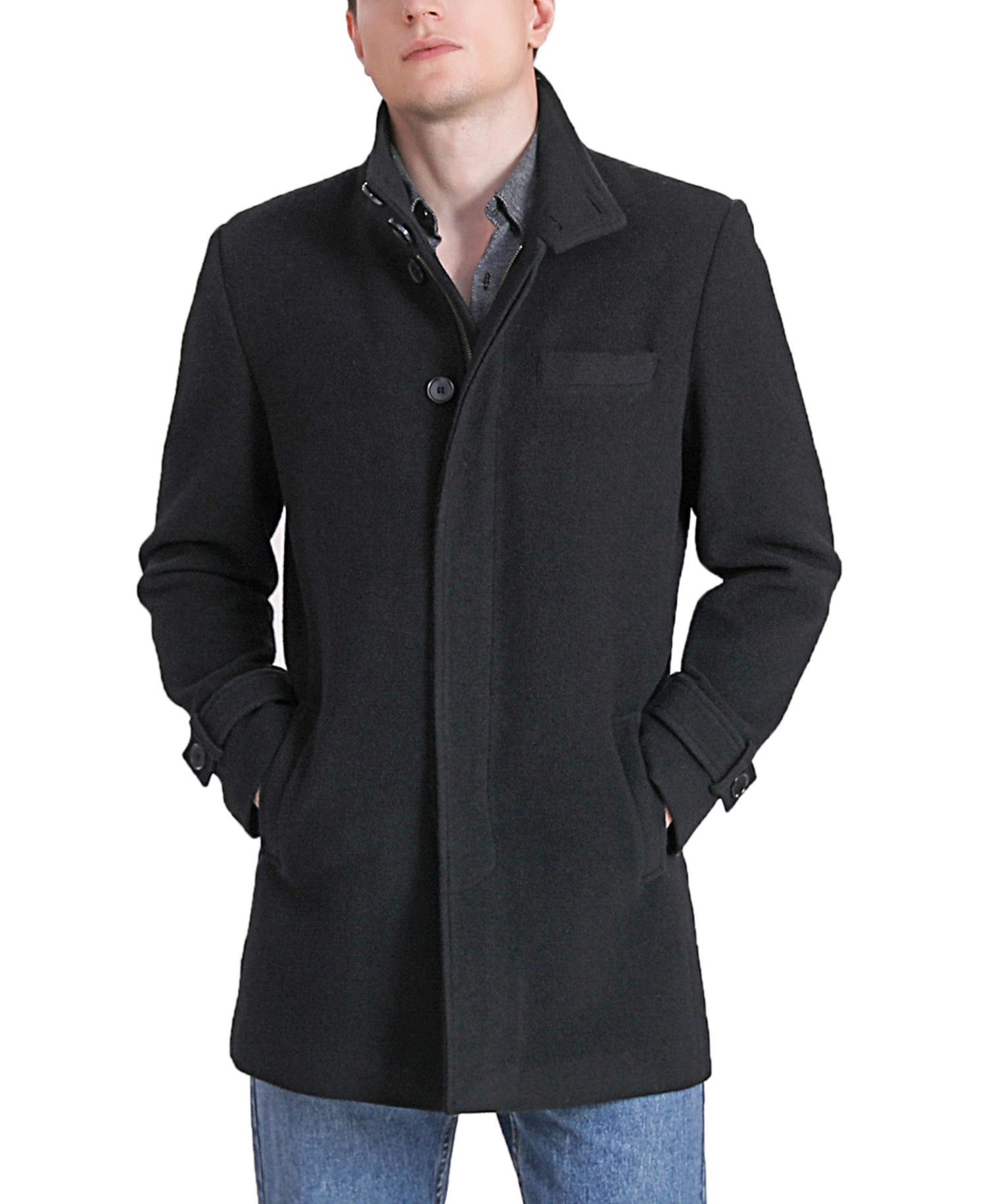 Men's Owen Wool Blend Car Coat