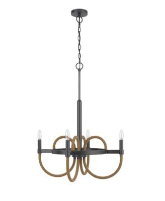 Rowland 4 Light 29" Height Metal Chandelier