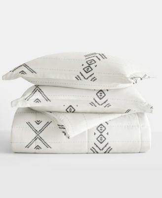 Urban Stitch Patterned Comforter Set, Full/Queen