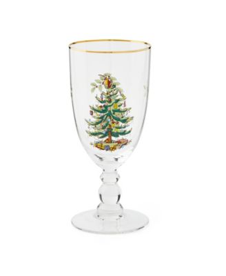 Christmas Tree Goblets, Set of 4