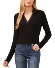 Black Knit Womens Tops Macy s