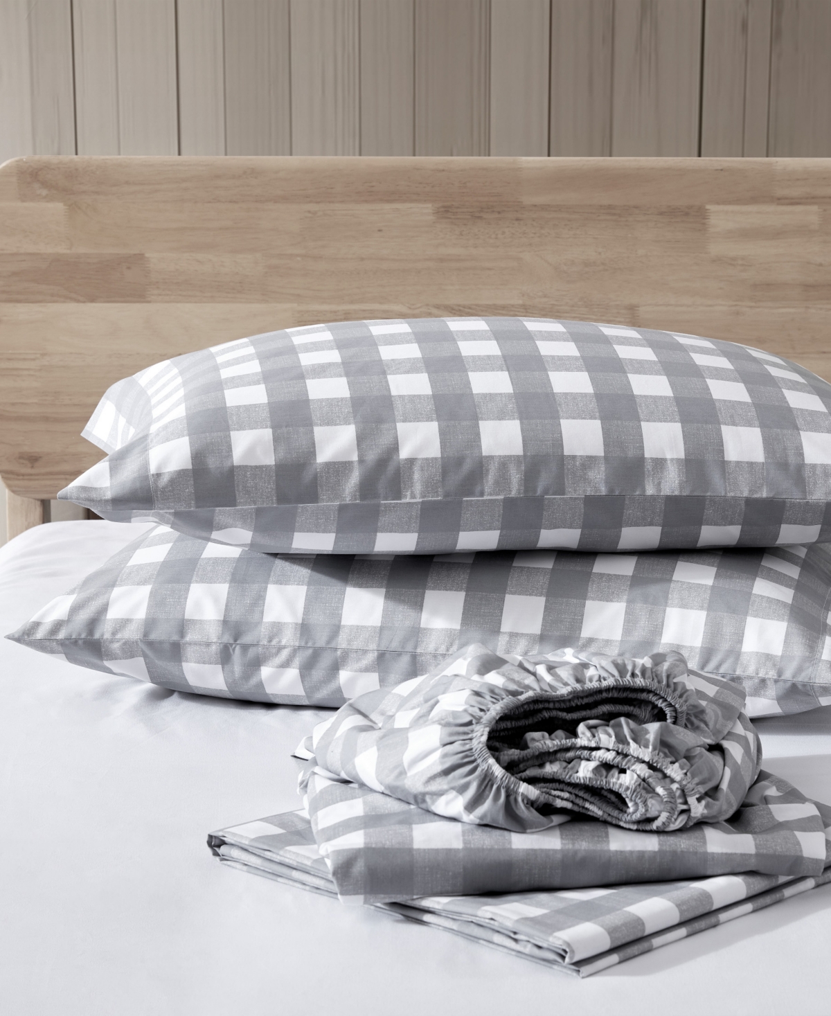 Eddie Bauer Printed 100% Cotton Percale 4-pc. Sheet Set, Full In Lakehouse Plaid