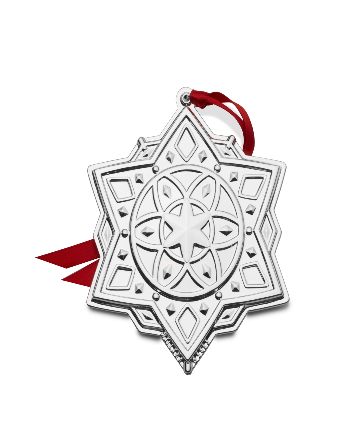 Wallace 2023 Silver Plated Snowflake Ornament, 3rd Edition