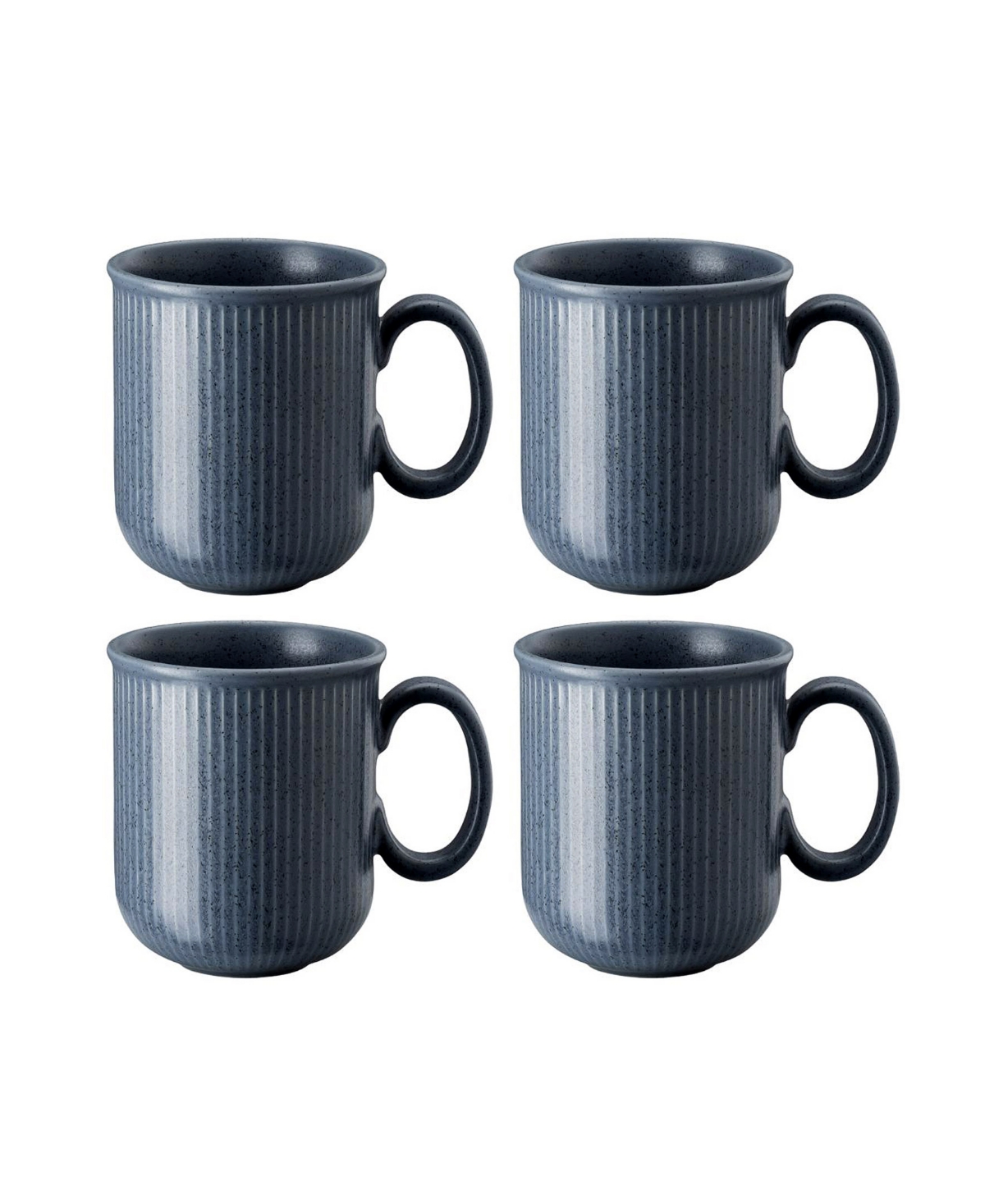 Clay Set of 4 Mugs, Service for 4 - Sky Blue