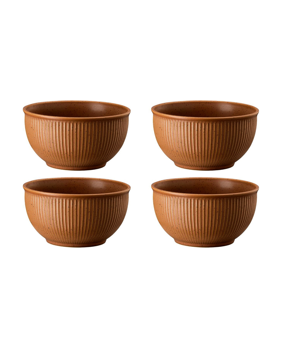 Clay Set of 4 Bowls 5", Service for 4 - Gray