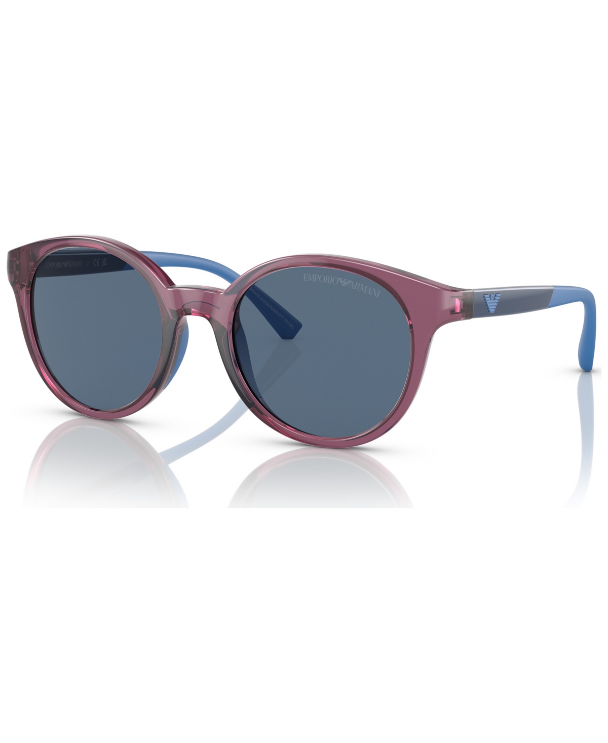 Emporio Armani Kids Sunglasses, Ek4185 In Shiny Pink