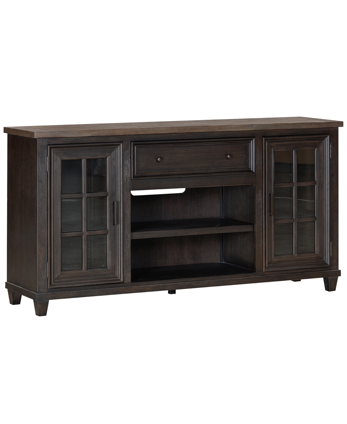 Shop Macy's 65" Dawnwood Tv Console In Wheat