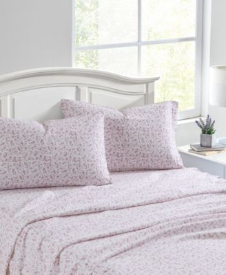 Paisley Prance Cotton Flannel 3-Pc. Sheet Set, Twin