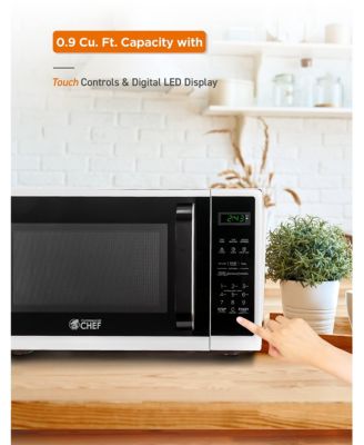 0.9 Cu. Ft. Counter Top Microwave 10 Power Levels,White
