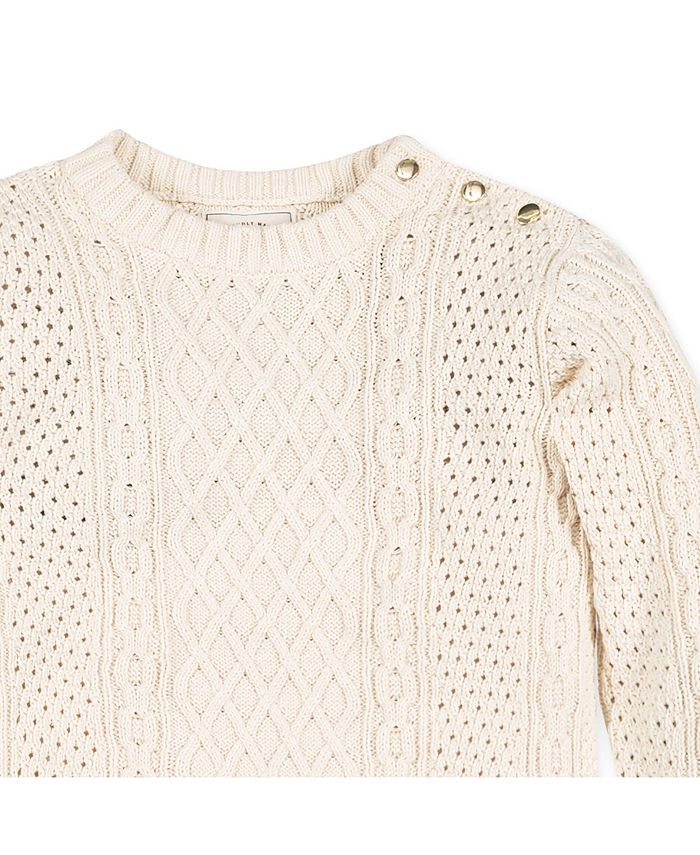 Hope & Henry Women's Cable Knit Fisherman Sweater Macy's