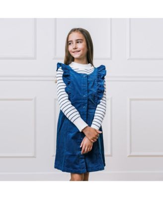 Toddler Girls Short Sleeve Ruffle Jumper