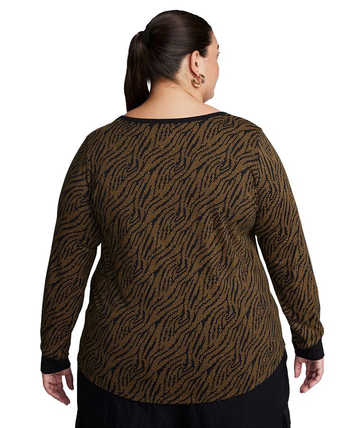macy's nike plus size tops