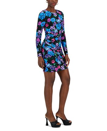 Rachel Roy Women's Dora Printed Mini Skirt Black Size Small
