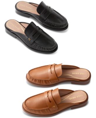 Cole Haan Women's Lux Pinch Penny Mule Flats - Macy's