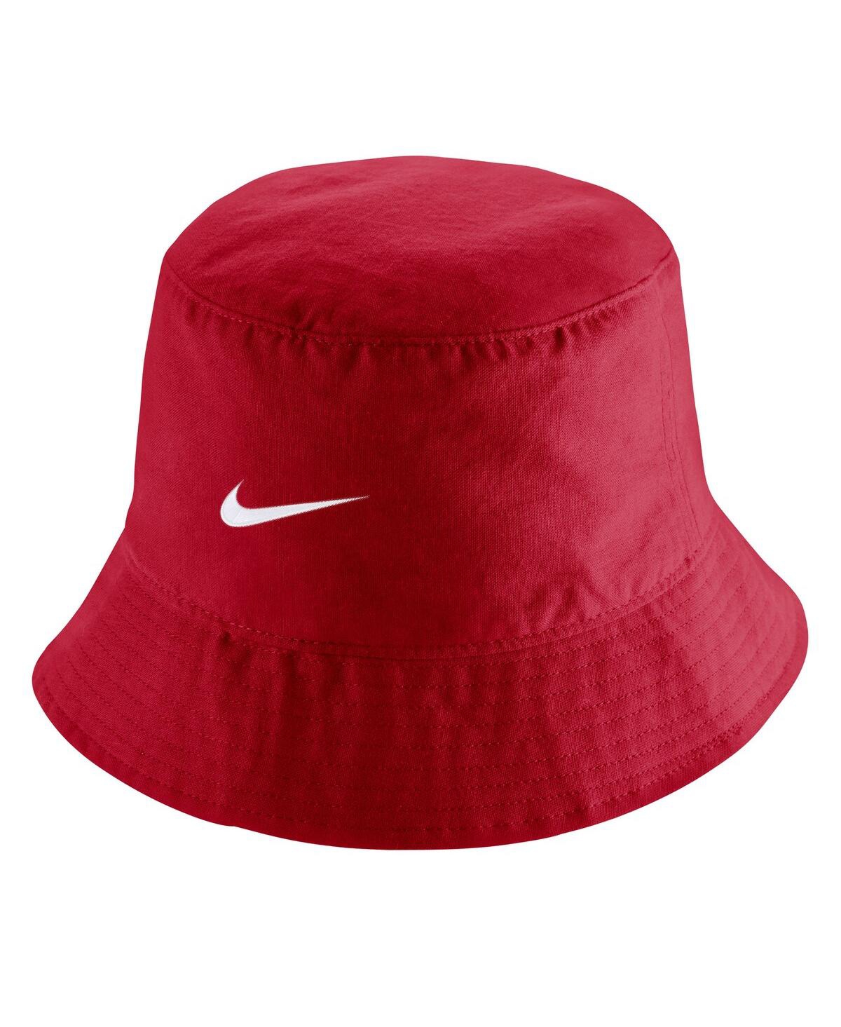 Shop Nike Men's  Red Canada Soccer Core Bucket Hat