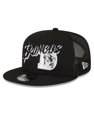 Men's New Era Black Denver Broncos Graffiti Script 9FIFTY Snapback Hat ...