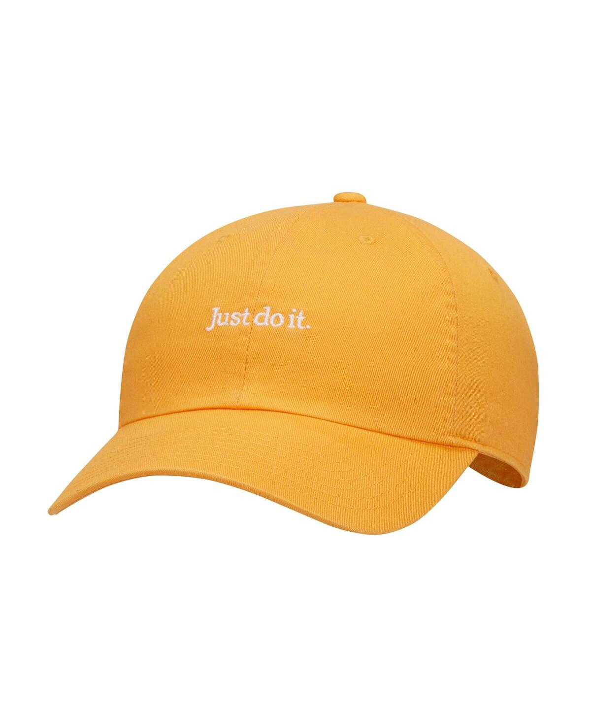 Nike Men's And Women's  Just Do It Lifestyle Club Adjustable Hat In Gold