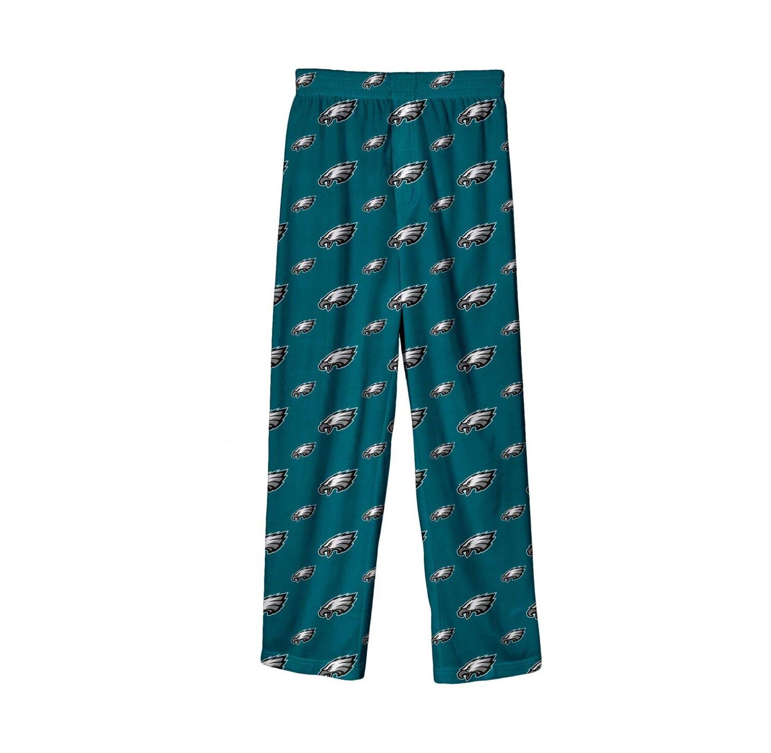 Big Boys Green Philadelphia Eagles Team-Colored Printed Pajama Pants