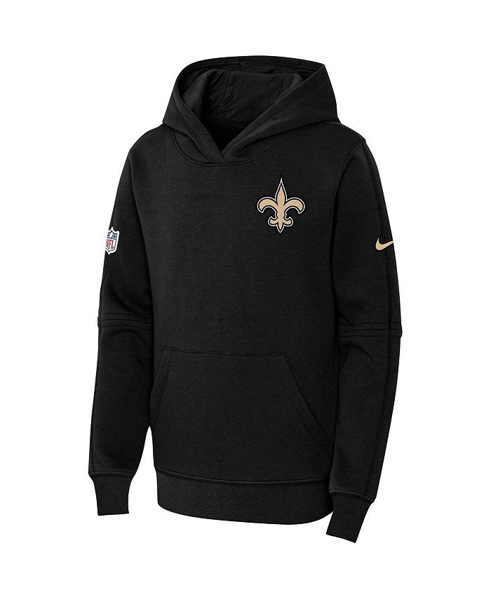 Nike Big Boys Black New Orleans Saints 2023 Sideline Club Fleece