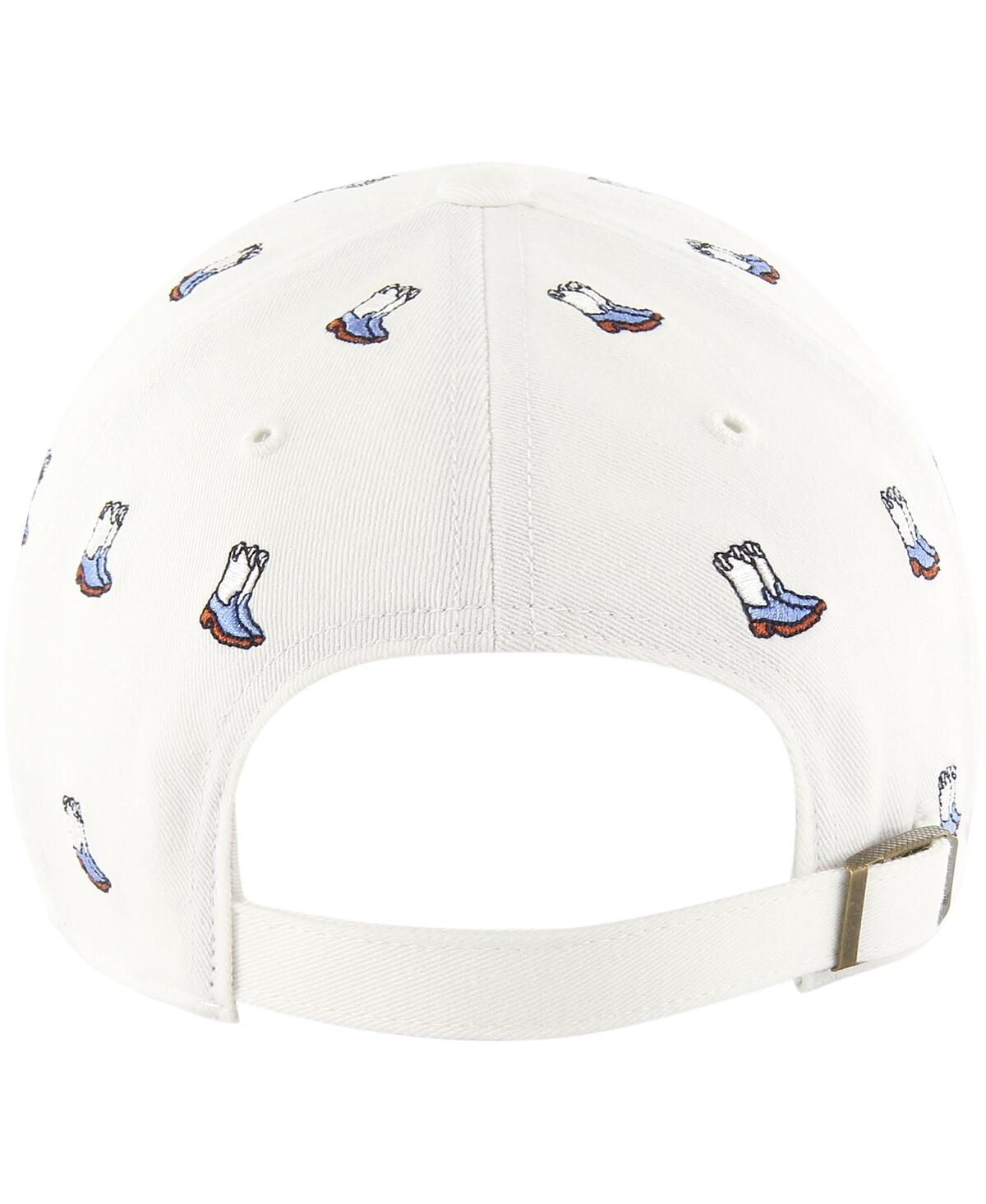 47 Brand Men's And Women's ' White Tennessee Titans Confetti Clean Up Adjustable Hat In White