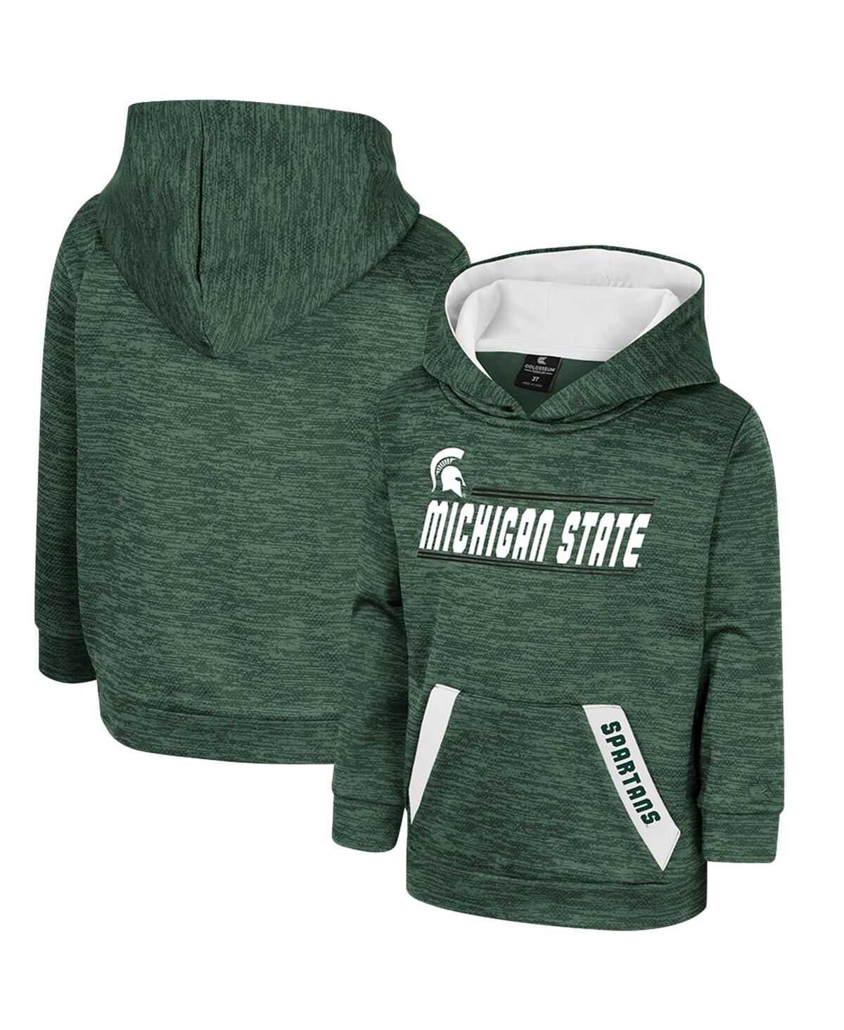 Colosseum Babies' Toddler Boys And Girls  Green Michigan State Spartans Live Hardcore Pullover Hoodie