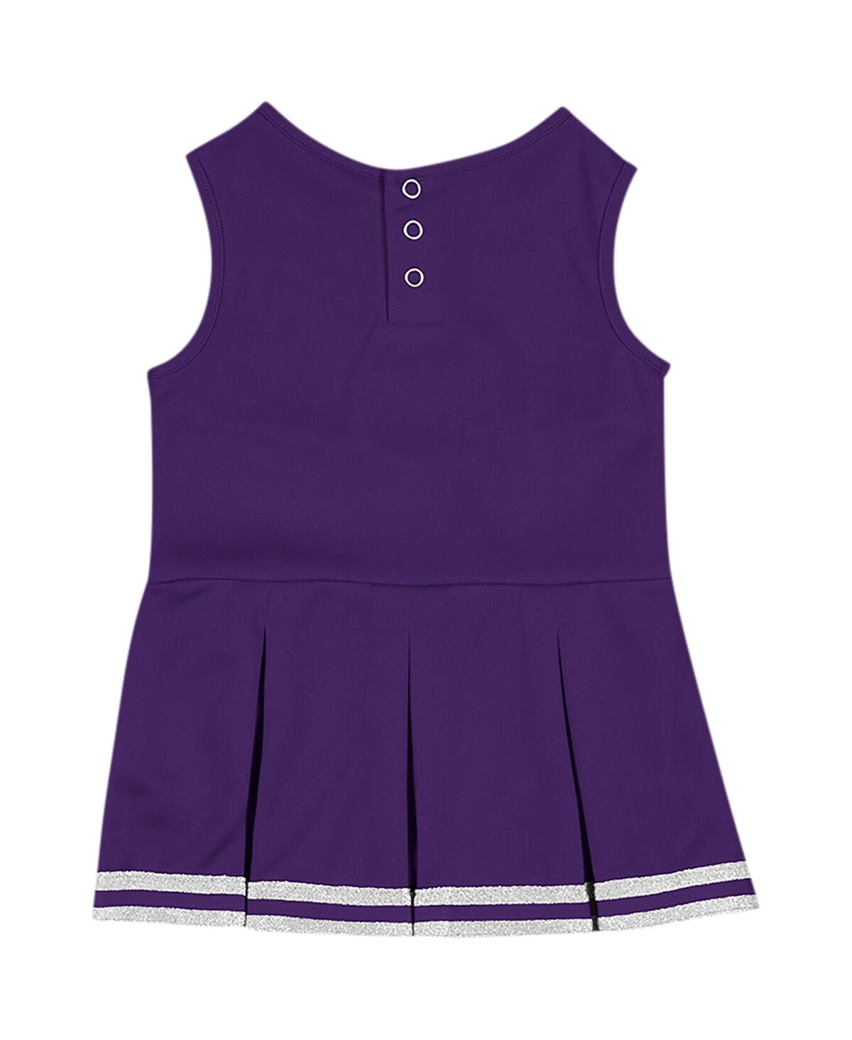 Girls Infant ColosseumLsu Tigers Time For Recess Cheer Dress - Purple