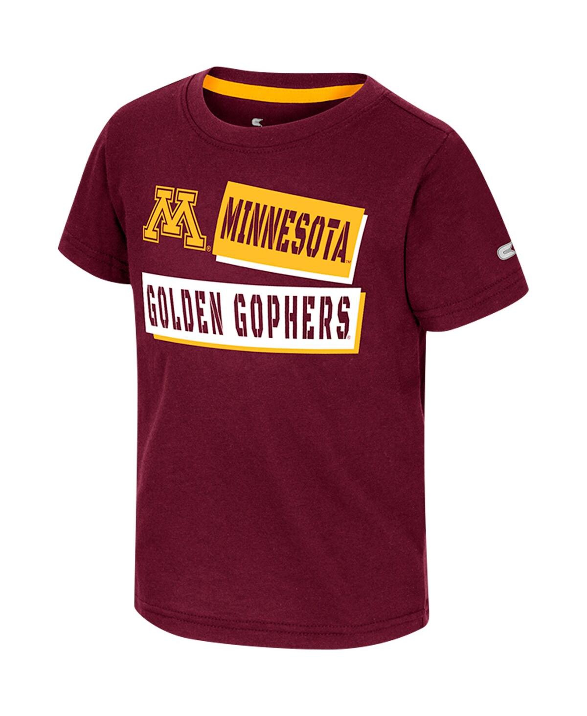 Shop Colosseum Toddler Boys And Girls  Maroon Minnesota Golden Gophers No Vacancy T-shirt
