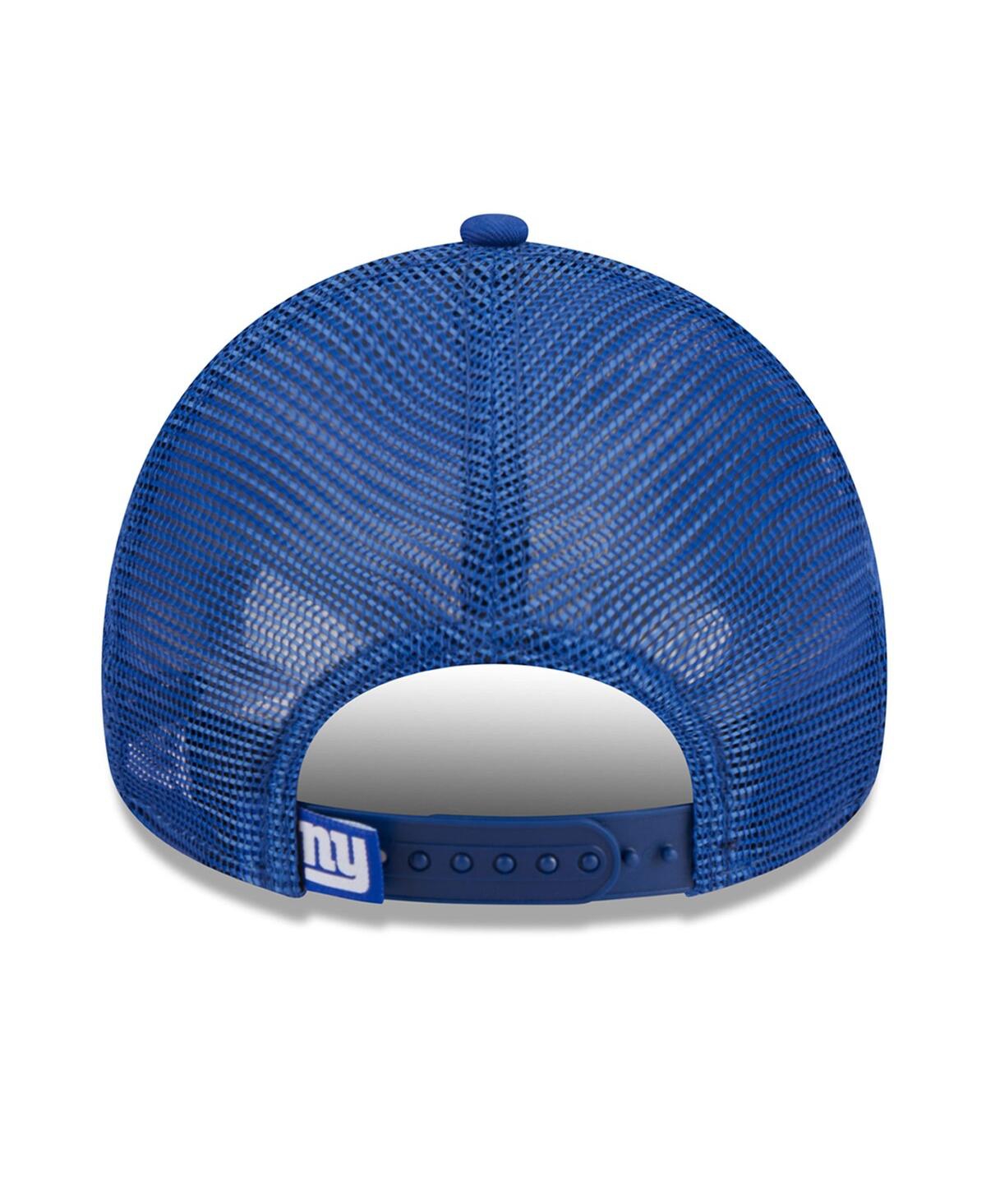 New Era Women's  Royal New York Giants Mcgee Trucker 9forty Adjustable Hat In Royal