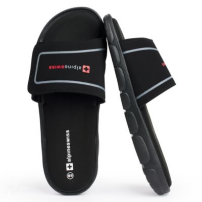 Men's Gabe Men Slide Sandals Shock-absorbing foam Insole for Arch Support Adjustable Strap Athletic Sandals Anti-Slip Traction EVA Foam Outsole