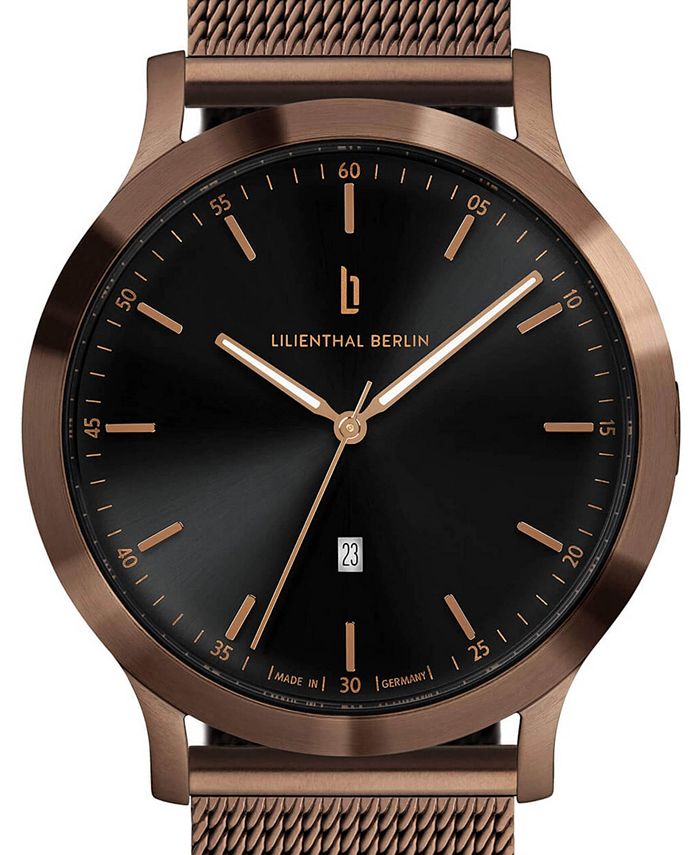 Lilienthal Berlin Cronografo Blu Arancione | Orologio Moderno MESH