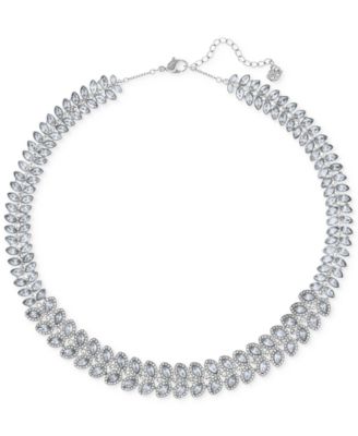 Swarovski - Baron Rhodium-Tone All-Around Crystal Necklace