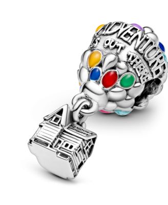 Disney Sterling Silver Pixar Up House Balloons Charm