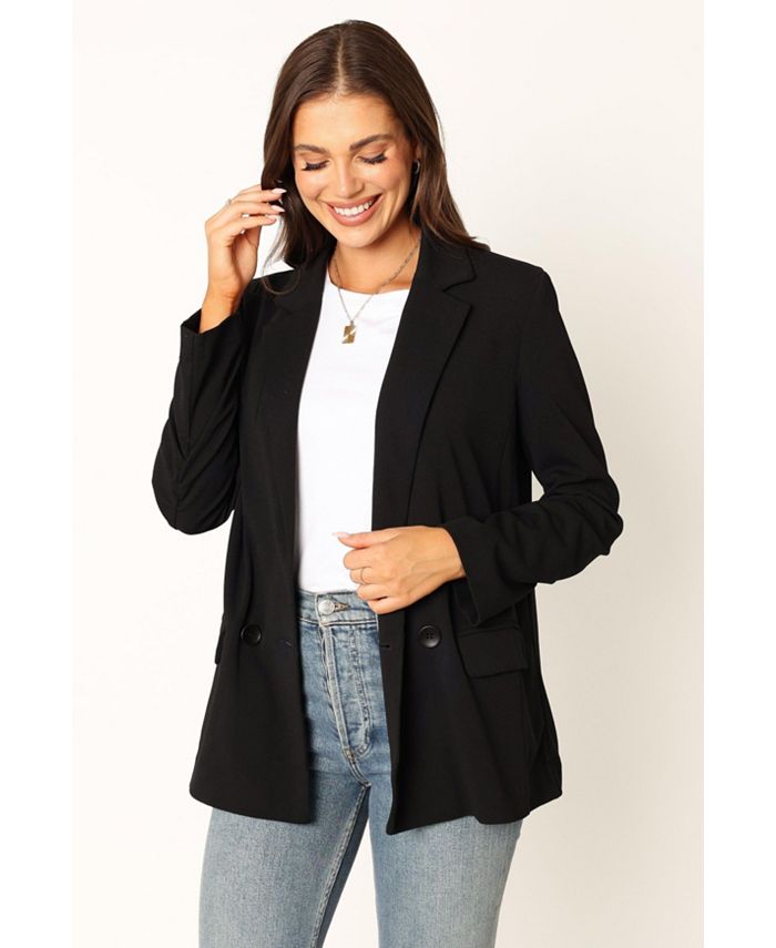 Petal and Pup Women s Ailani Button Front Blazer Black L Macy s