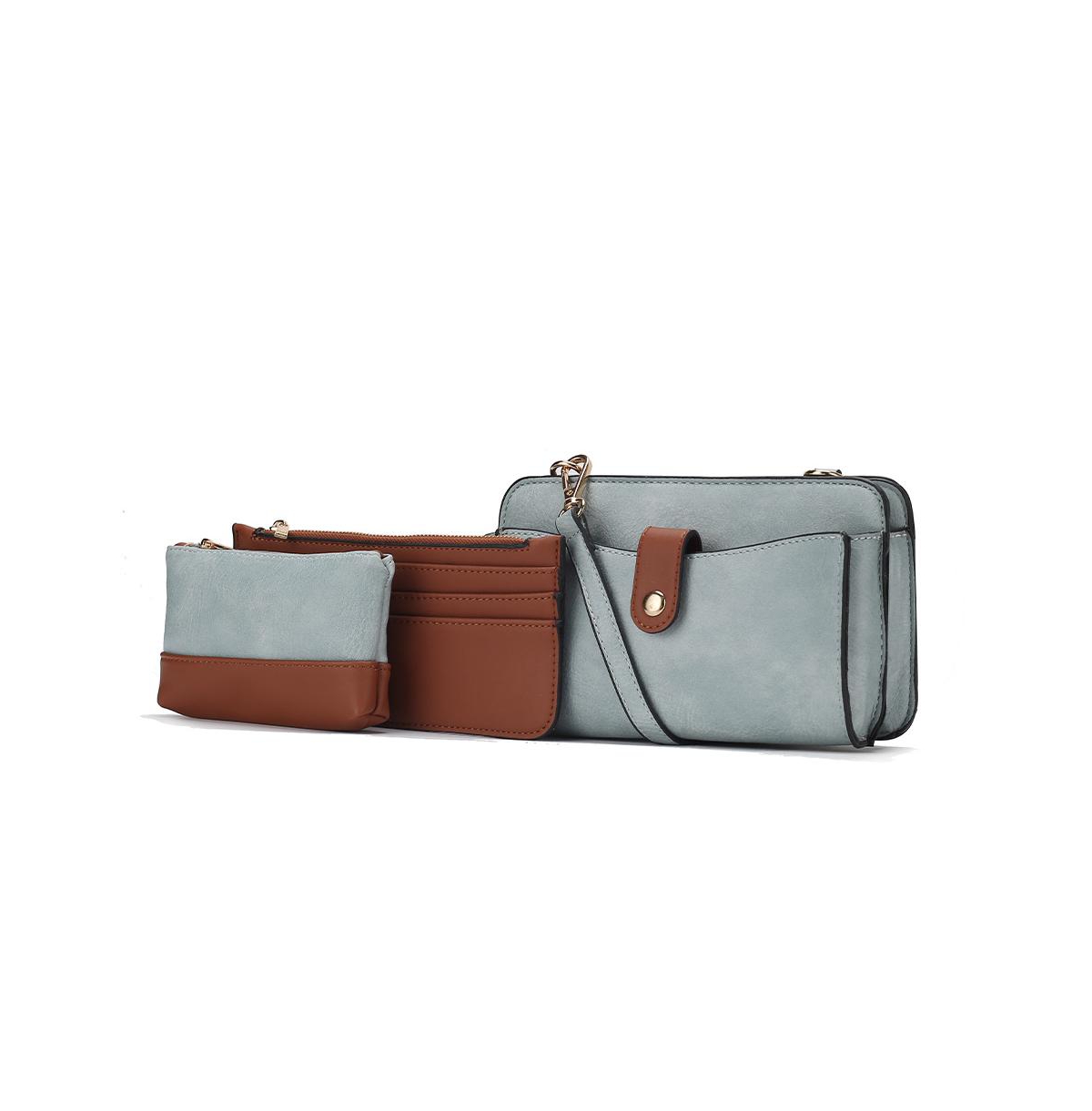Mkf Collection Muriel Crossbody Bag, Card Holder and Small Pouch by Mia K