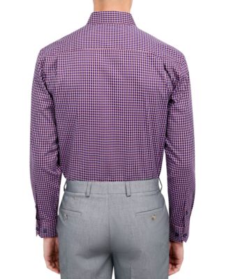 Micelsons of London Men's Regular-Fit Twill Check Dress Shirt