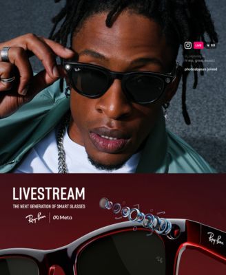 Unisex AI Meta Gen1 Wayfarer Polarized Gradient Sunglasses, RW4006