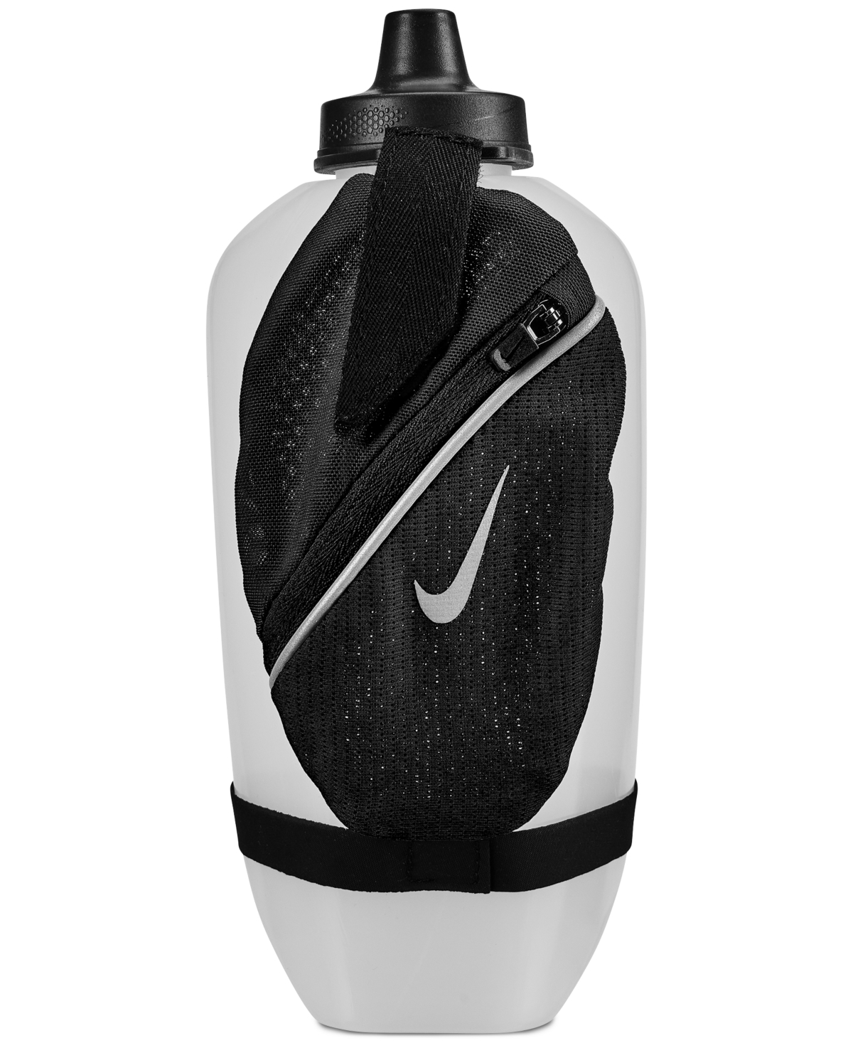 Shop Nike Men's Stride 22-oz. Handheld Bottle In Black,black,silver