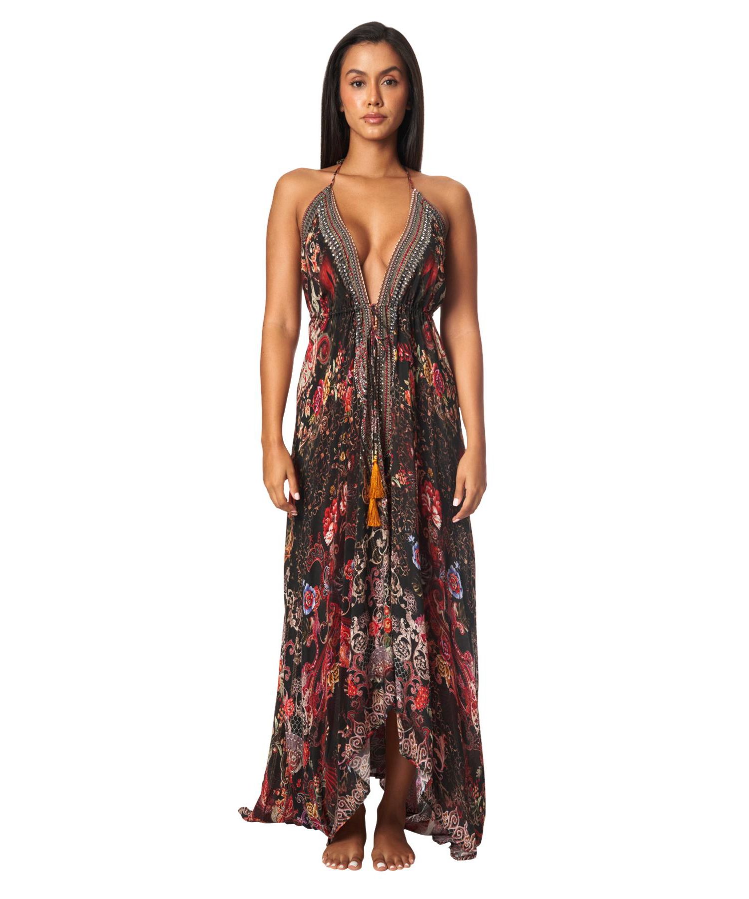 Women's Maxi Halterneck Dress