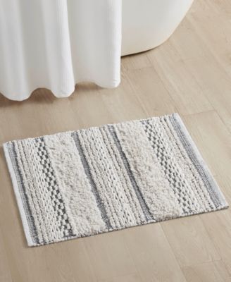 Décor Studio - Channeled Woven Bath Rug, 20" x 30"