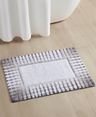 Décor Studio - Ombr&eacute; Check Tufted Bath Rug, 20" x 30"
